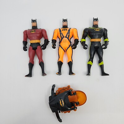 #ad Vtg Lot 1993 Batman Animated Series Infrared High Wire Sky Dive Some Accessories $27.54