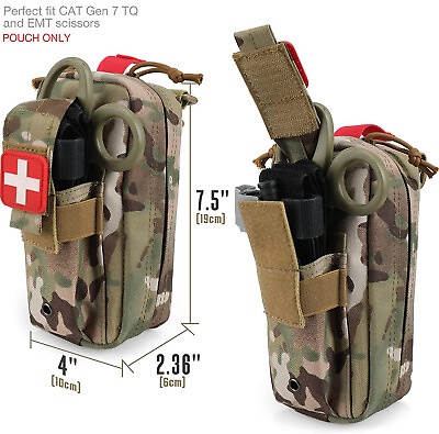 #ad #ad Tactical Molle First Aid Pouch IFAK Medical Pouch Emergency EMT Med Trauma Kit $9.89