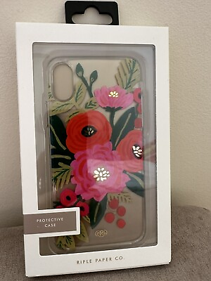 #ad Rifle Paper Co. Floral Protective Case for iPhone X XS $9.49