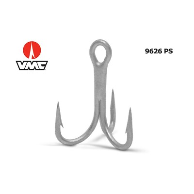 #ad VMC 4x Strong Treble Hook 9626 O#x27;Shaugnessy Perma Steel Choose Hook Pack Size $229.00