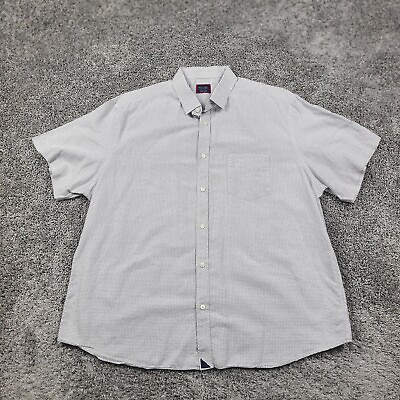 #ad Untuckit Shirt Mens 3XL XXXL Floral Geometric Linen Blend Stretch Button Pockets $34.87