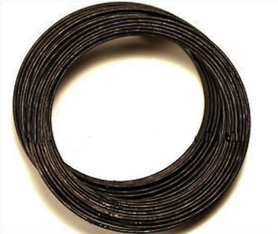 #ad 50 Foot Spool Dark Annealed Steel 20 Gauge Round Wrapping Wire $9.93