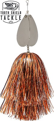 #ad Tooth Shield Tackle 310 Musky Bucktail Muskie Inline Spinner Octoberfest $27.95