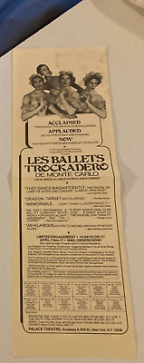 #ad VINTAGE Press Photo Dancers of quot;Les Ballets Trockadero de Monte Carloquot; BROADWAY $59.95