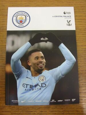 #ad 22 12 2018 Manchester City v Crystal Palace . FREE POSTAGE UK ONLY . GBP 3.99