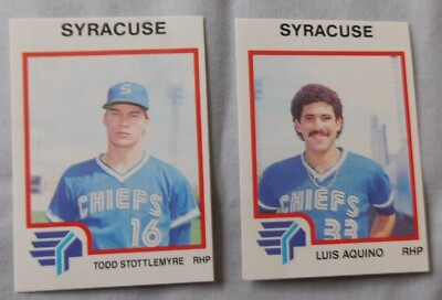 #ad 1987 ProCards Syracuse Chiefs Baseball Card Pick one $1.00