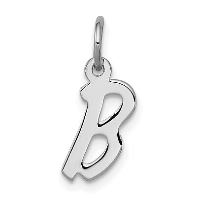 #ad Sterling Silver Small Initial B Charm 19 mm x 8 mm $22.99