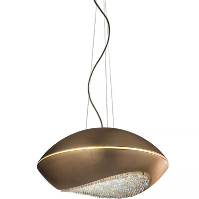#ad Chandelier A LED Luxury Modern Design Leaf Gold IN Swarovski Crystal MS 001 $3296.97