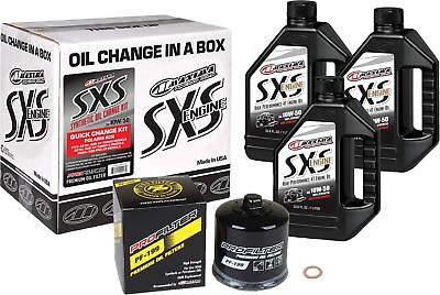 #ad SXS Quick Oil Change Kit 10w 50 w Oil Filter For RZR PRO amp; Turbo 90 219013 TXP $64.95