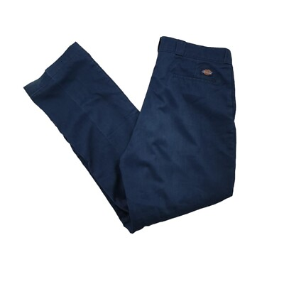 #ad DICKIES CASUAL TROUSERS MENS NAVY BLUE i20 GBP 11.99