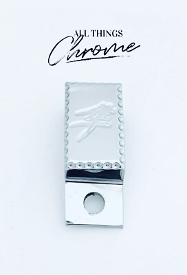 #ad HAYABUSA CHROME ENGRAVED DIAMOND CUT THROTTLE CABLE CLAMP 2000 SUZUKI HAYABUSA $29.99