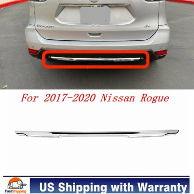 #ad For 2017 2020 Nissan Rogue 85072 5HK0A Chrome Rear Bumper Lower Molding Trim $25.90