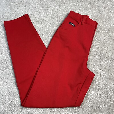 #ad VTG Lauren Ralph Lauren High Rise Mom Jeans Pants RED Stretch Size 6 26x29 NWOT $26.99