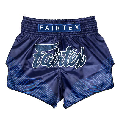 #ad New Arrival FAIRTEX Boxing Shorts Muay Thai BS1930 Blue Ocean MMA Satin Trunks $56.99