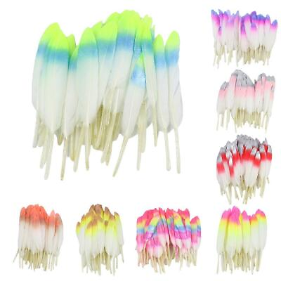 #ad 12 Piece Dyed Natural Feather for Heimwerken Party $6.43