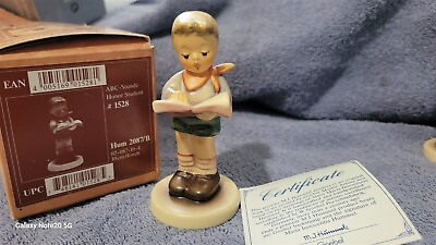 #ad Goebel HUMMEL Germany 3.75quot; Figurine #2087 B HONOR STUDENT Hummel Club TMK 8 Box $12.00