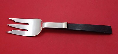 #ad Town and Country by Allan Adler Sterling Silver Cold Meat Fork 3 Tine 9 1 4quot; $309.00