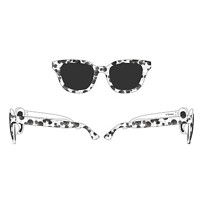#ad Mickey Mouse Disney 100 Adults 100% UV Shatter Resistant Black White Sunglasses $14.24