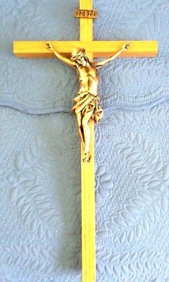#ad 15quot; INRI Crucifix Cross NM $12.34
