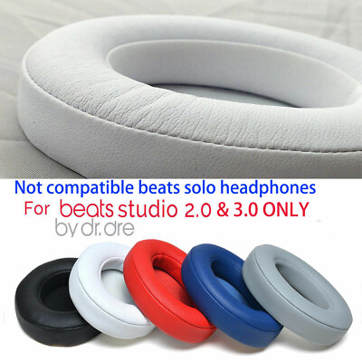 #ad 2x Ear Pad Cushion Replacement For Beats Dre Studio 2 3 Wireless Wired 2.0 3.0 $8.99