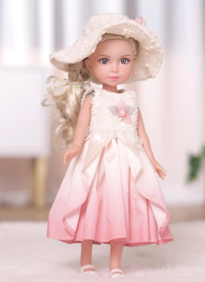 #ad Dressed Doll 13.5#x27;#x27; Blonde Girl $37.50