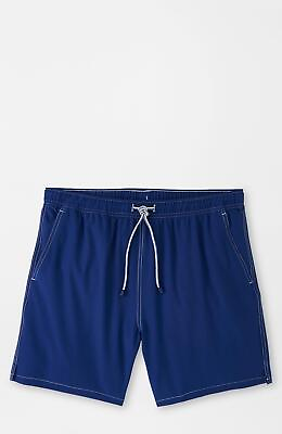 #ad Peter Millar Crown Solid Swim Trunk for Men Size S $68.00