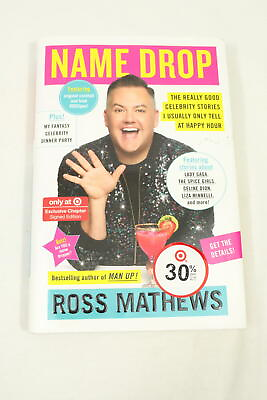 #ad Name Drop by Ross Mathews Hardcover $15.00