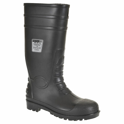 #ad Portwest FW95 Total Safety Waterproof Rubber Work Boots Steel Toecap Muck Boots $54.53