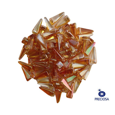 #ad 13x6mm Venus Crystal Preciosa Czech Villa Glass Beads 12 $3.41