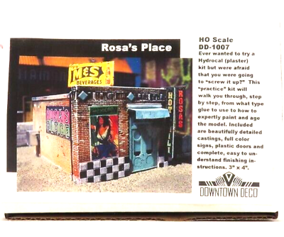 #ad DOWNTOWN DECO DD 1007 ROSEquot;S PLACE HO SCALE $22.24