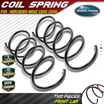 #ad 2Pcs Front Coil Springs for Mercedes Benz W203 C240 C230 w o Sport Suspension $40.99