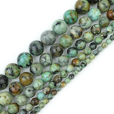 #ad Natural Gemstone Beads Round Jewelry Making Strand Healing 4mm 6mm 8mm 10mm 12mm $7.26