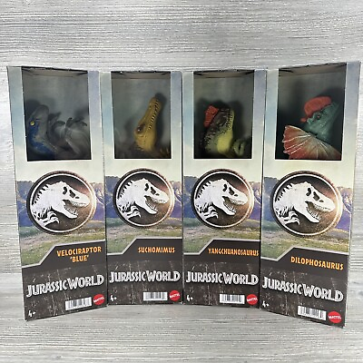 #ad Mattel Jurassic World 12” Dinosaur Blue Suchomimus Yangchuanosaurs Dilophosaurus $54.99