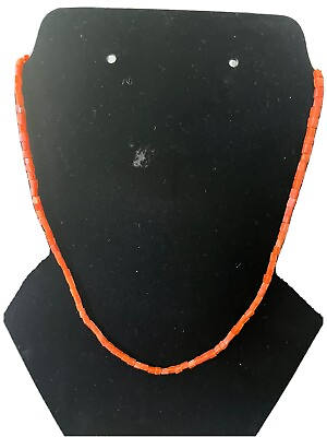 #ad 1900s Antique Genuine Necklace Natural String Coral Beads for Jewelry Making $199.99