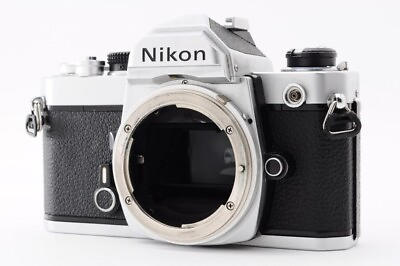 #ad 【Near MINT】Nikon FM Silver 35mm SLR Film Camera Body Only from Japan $136.99