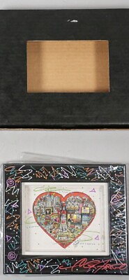 #ad charles fazzino 3d Art Silkscreen Serigraph With Doodle $225.00