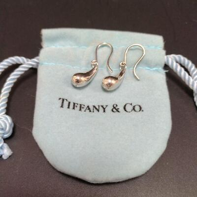 #ad TIFFANY amp; Co. Elsa Peretti Sterling Silver SV925 Teardrop Earrings $145.00