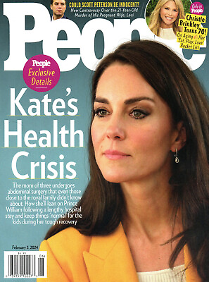 #ad PEOPLE Magazine February 5 2024 Princess Kate Christie Brinkley Stephen Moyer $20.00