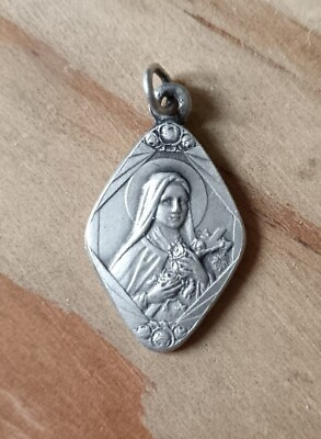 #ad Médaille Religieuse Ancienne Ste Thérèse De Lisieux Vierge EUR 6.90