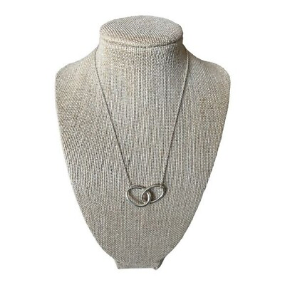 #ad TIFFANY amp; CO. Interlocking Ovals silver Necklace “Elsa Peretti” #1011 $262.50