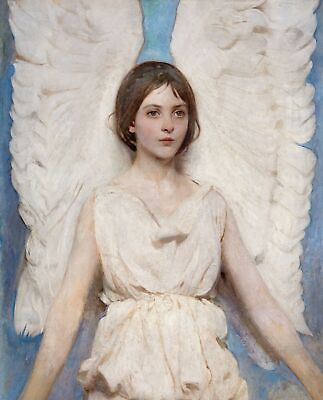 #ad Angel 1887 by Abbott Handerson Thayer art painting print $7.19