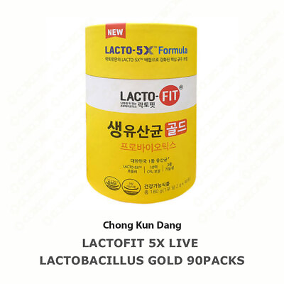 #ad Chong Kun Dang Lactofit 5X Live Lactobacillus Gold 90Packs New Intestine Health $79.04
