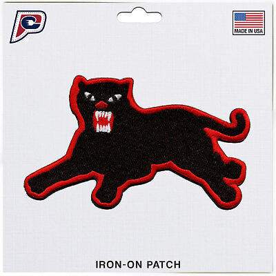 #ad Panther Motif Iron On Embroidered Applique Patch $10.99