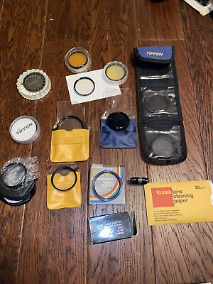 #ad LOT of 16 photography filters Tiffen Coastar $36.00