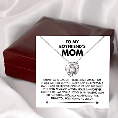 #ad To My Boyfriends Mom Necklace Mothers Day Gifts For Boyfriends $19.99