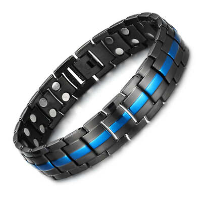 #ad Magnet Bracelet men women therapy Balance Energy Stress Arthritis Pain Relief $35.10