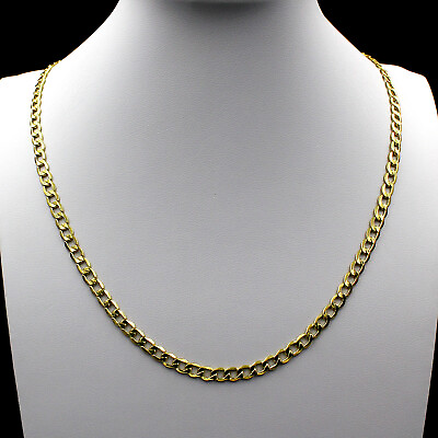 #ad Real 10K Yellow Gold Cuban Link Chain Necklace 2.5MM 16quot; 18quot; 20quot; 22quot; 24quot; 26quot; $139.99