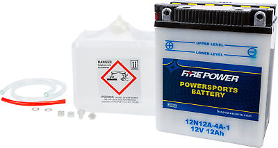#ad Fire Power 12N12A 4A 1 Conventional 12V Standard Battery with Acid Pack $41.17