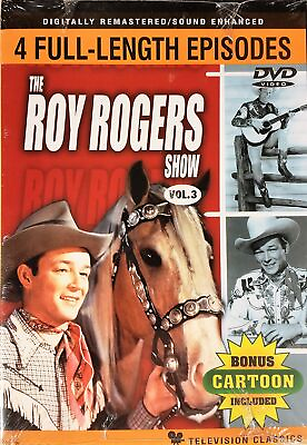 #ad The Roy Rogers Show Volume 3 including 4 TV shows: Train Robbery Ride in ... $10.98