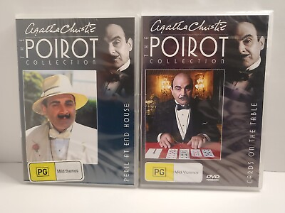 #ad Agatha Christies The Poirot Collection No 18 amp; No 19 Sealed New Region Free AU $17.90